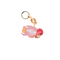 Flowerhorn Leather Bag Charm