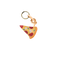 Pizza Funghi e Salsiccia Leather Bag Charm