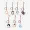 Cat Collection Leather Bag Charm