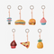 Food Collection Leather Bag Charm