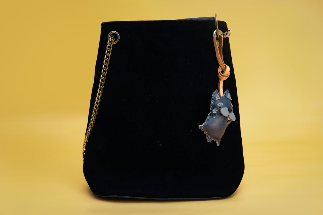 Secrets to styling black bag charms for an All Black look