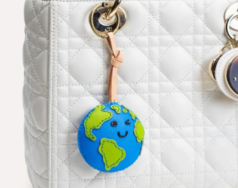Blue bag charm as a symbol of eternal loyalty