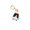 Tuxedo Cat Leather Bag Charm