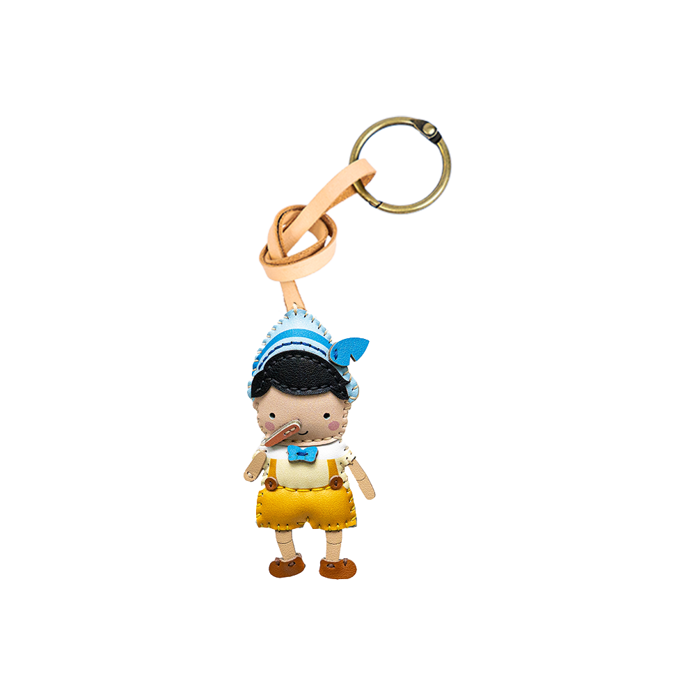Childhood Toy Leather Bag Charm