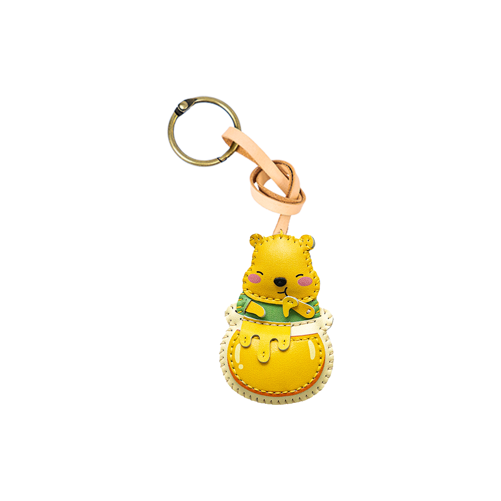 Childhood Toy Leather Bag Charm