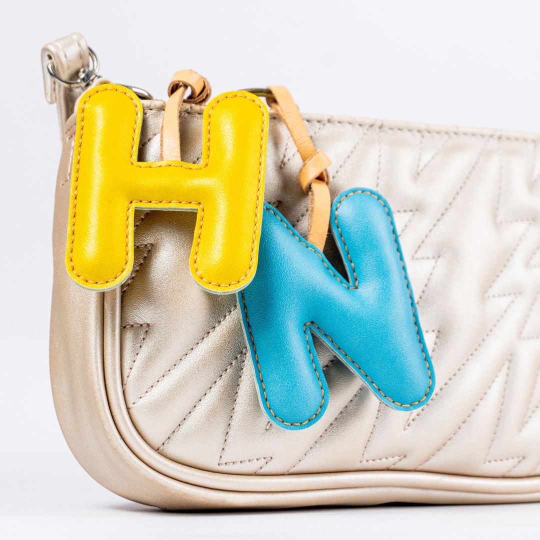 Alphabet Letters Collection Leather Charm