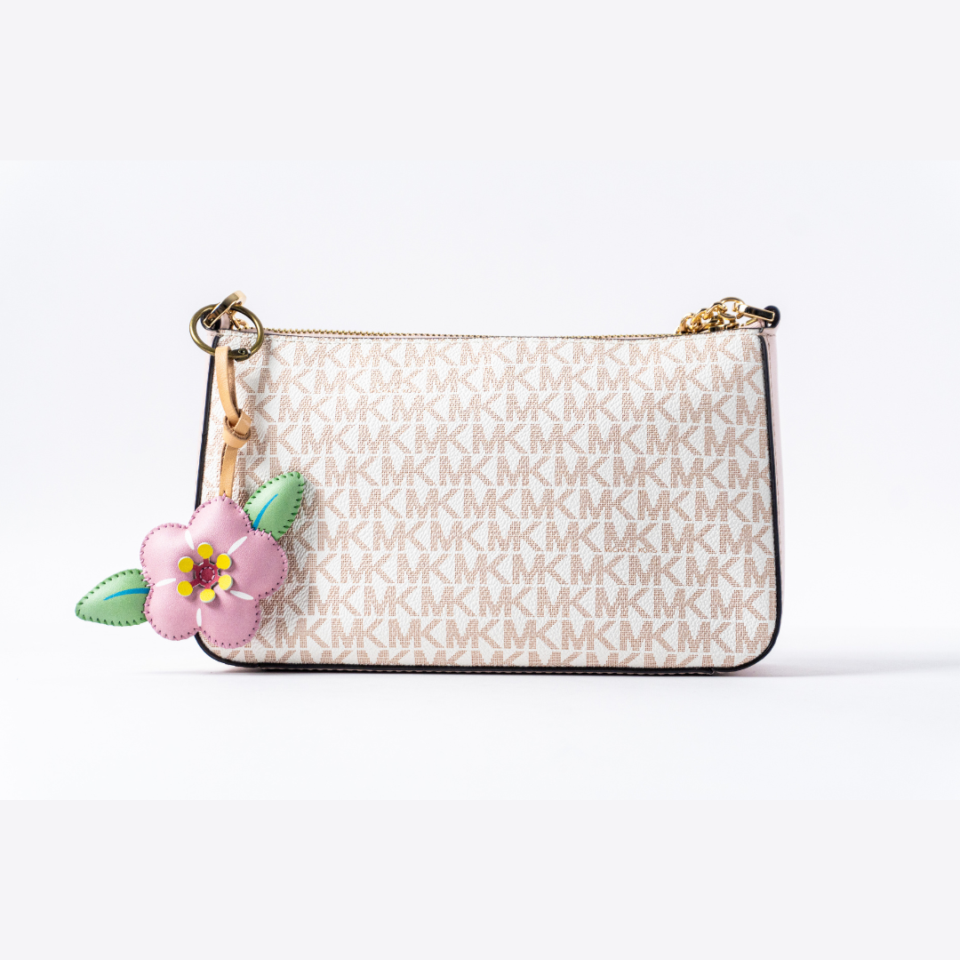 Flower Collection Leather Charm