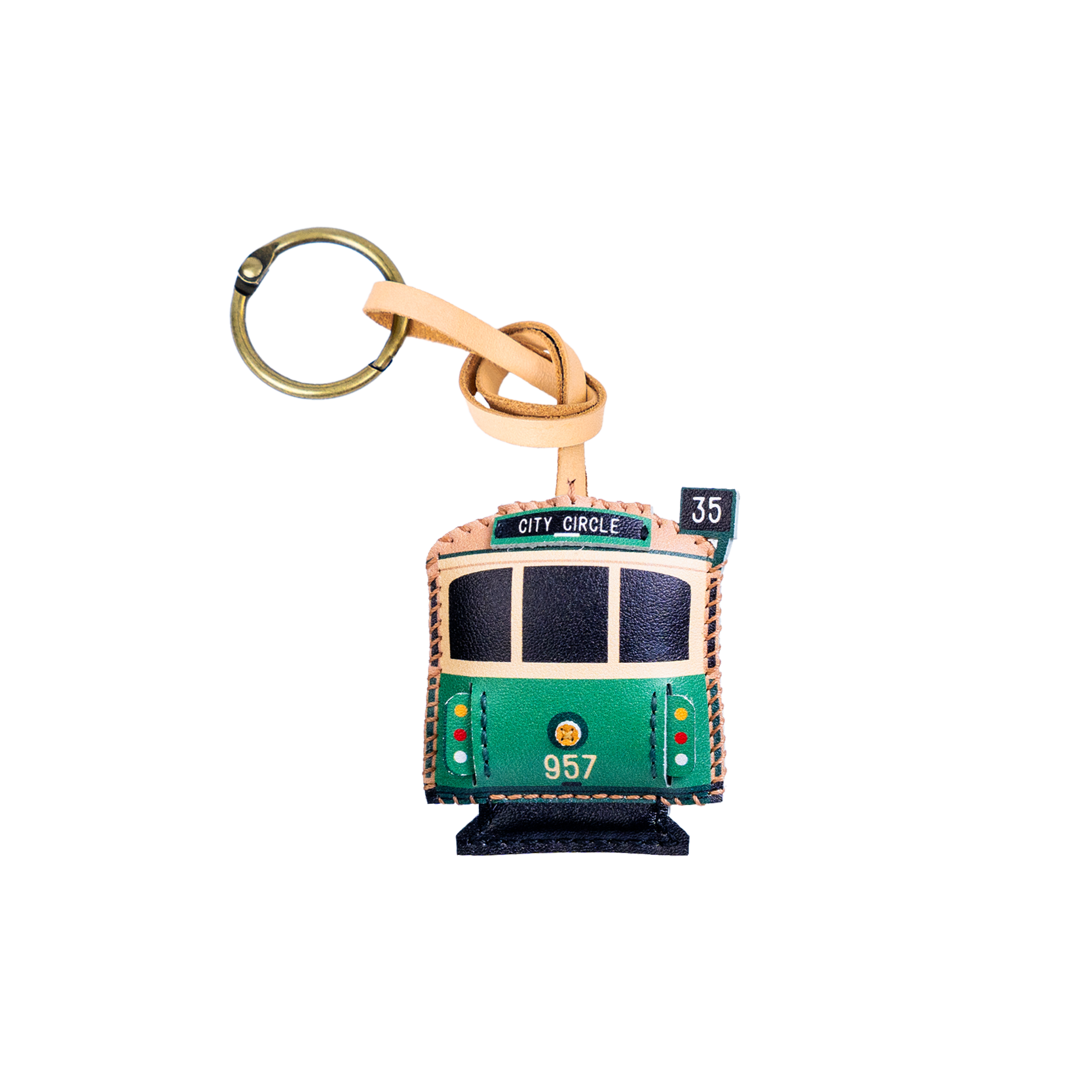 Australia Collection Leather Bag Charm