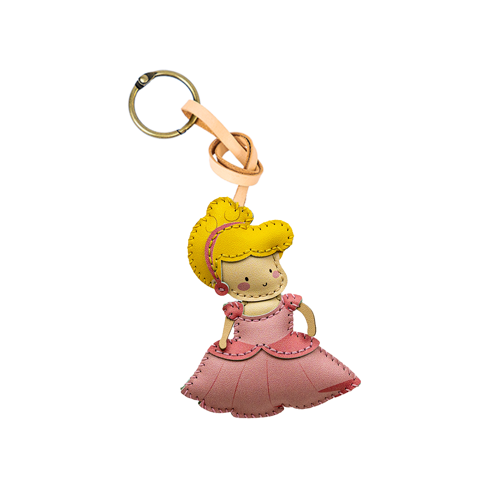 Childhood Toy Leather Bag Charm