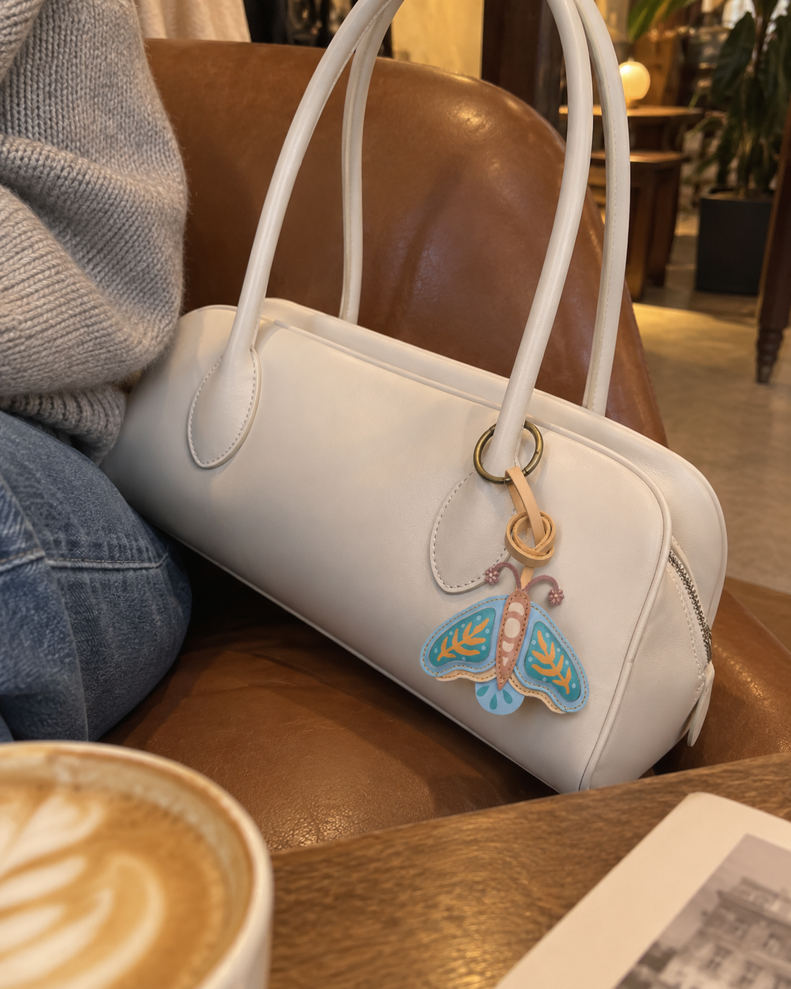 Insect Collection Leather Bag Charm
