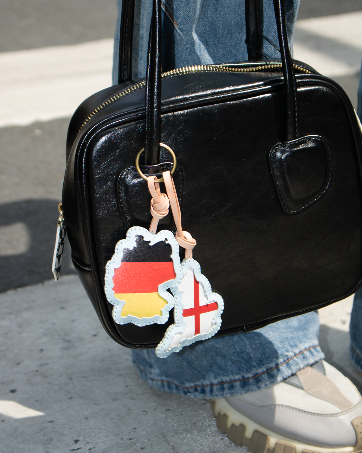 Nation Collection Leather Charm