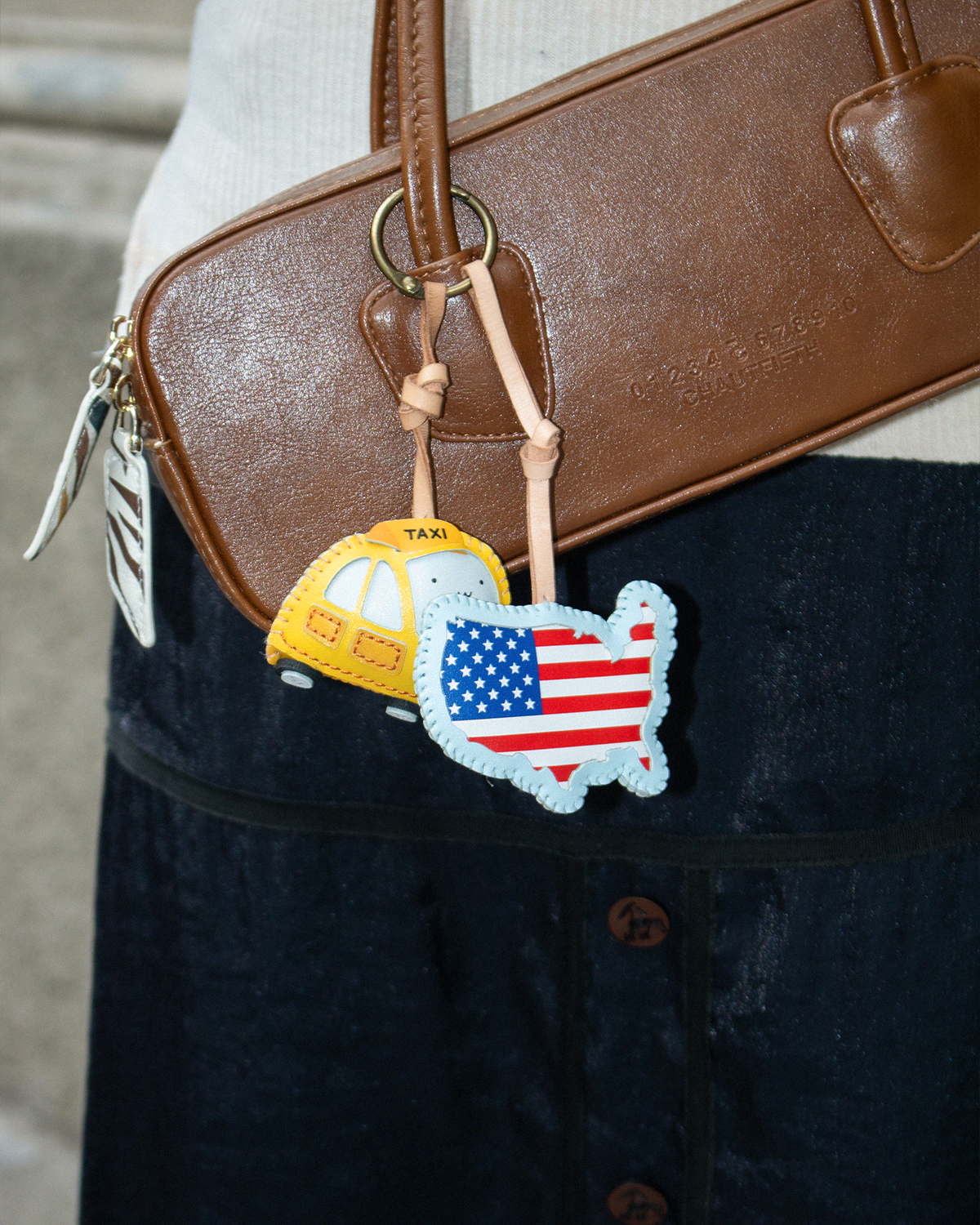 Nation Collection Leather Charm