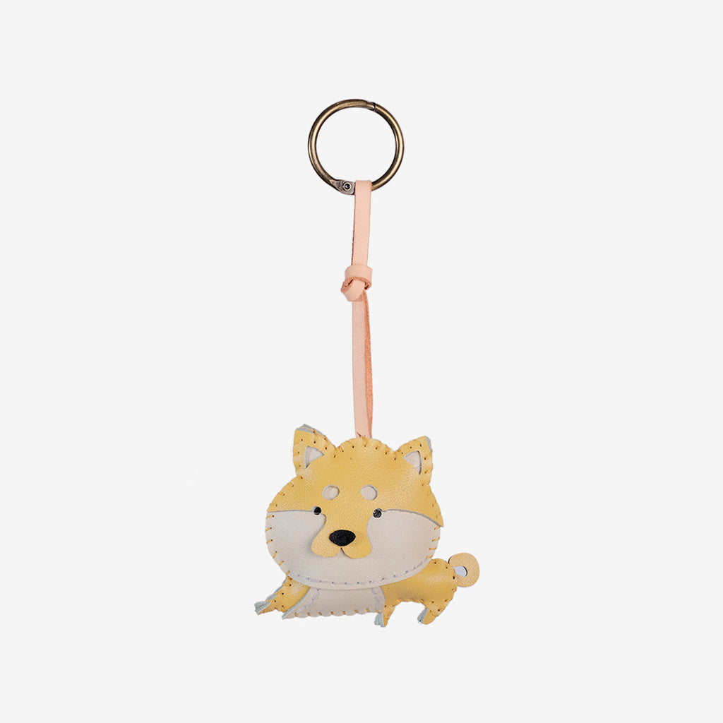 Akita Leather Bag Charm-5