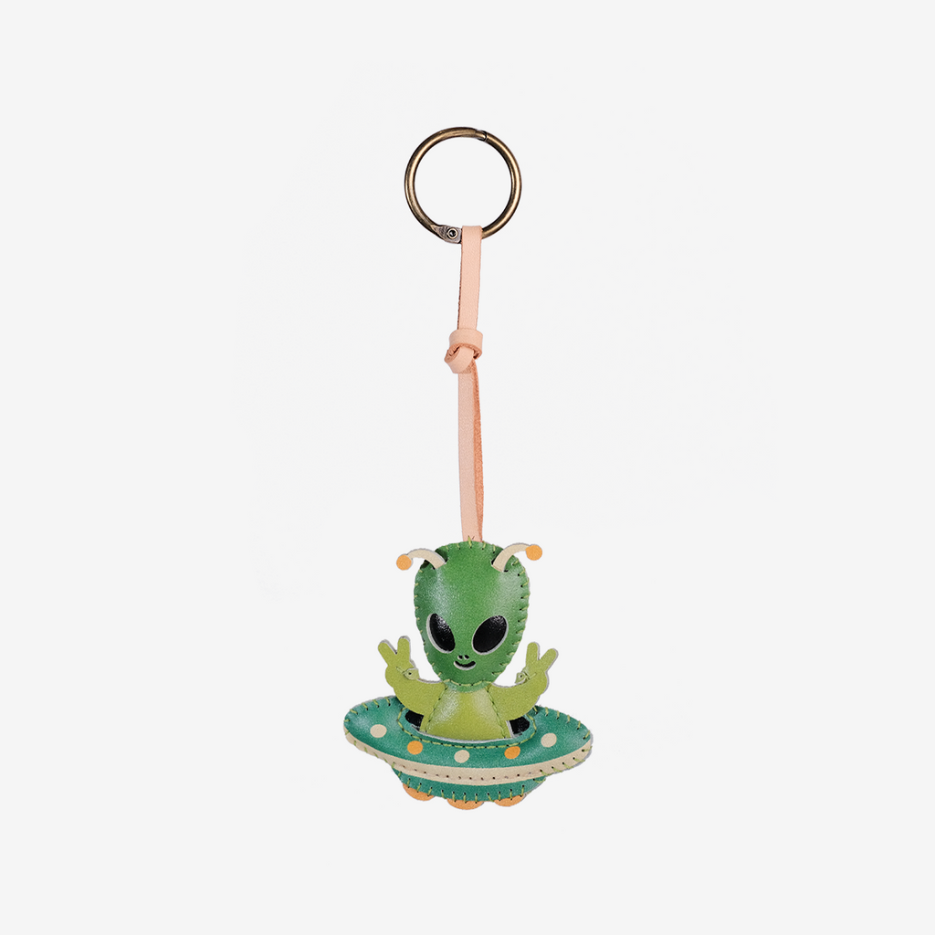 Alien Leather Bag Charm-8