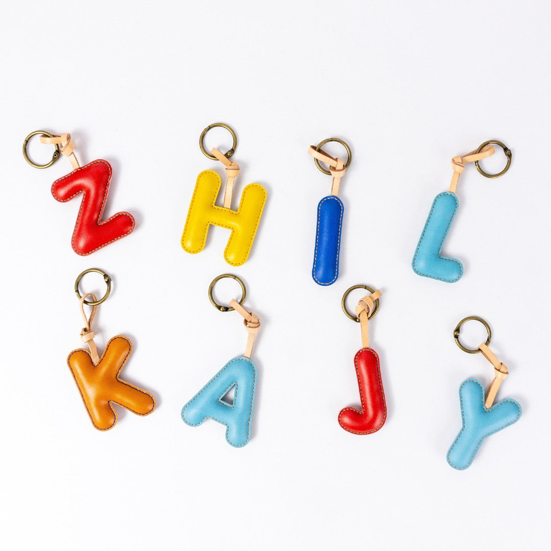 Alphabet Letters Collection Leather Charm