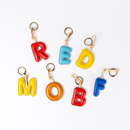 Alphabet Letters Collection Leather Charm