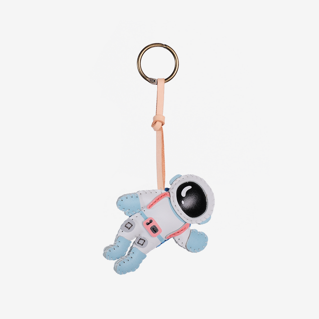 Astronaut Leather Bag Charm-17