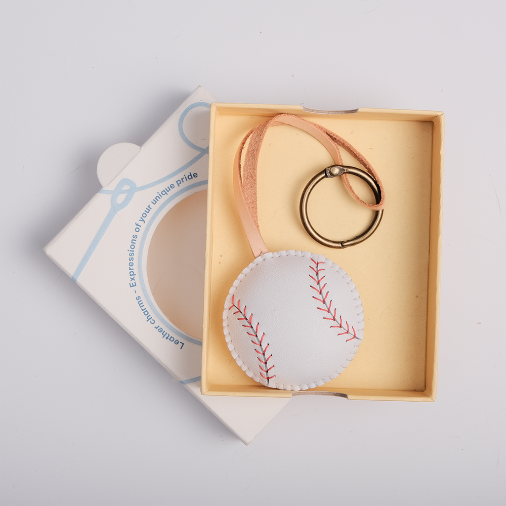  BaseBall Leather Bag Charm-28