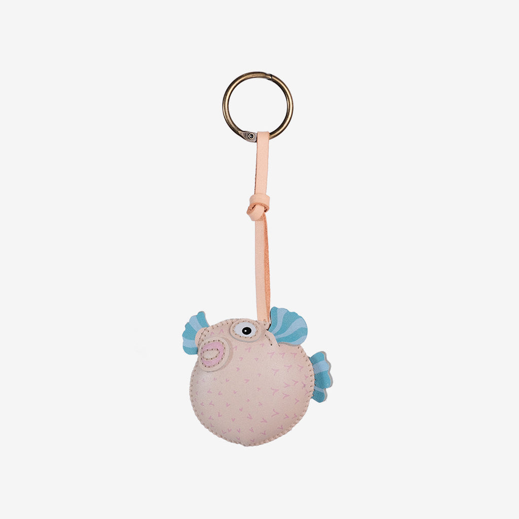 Blowfish Leather Bag Charm-44