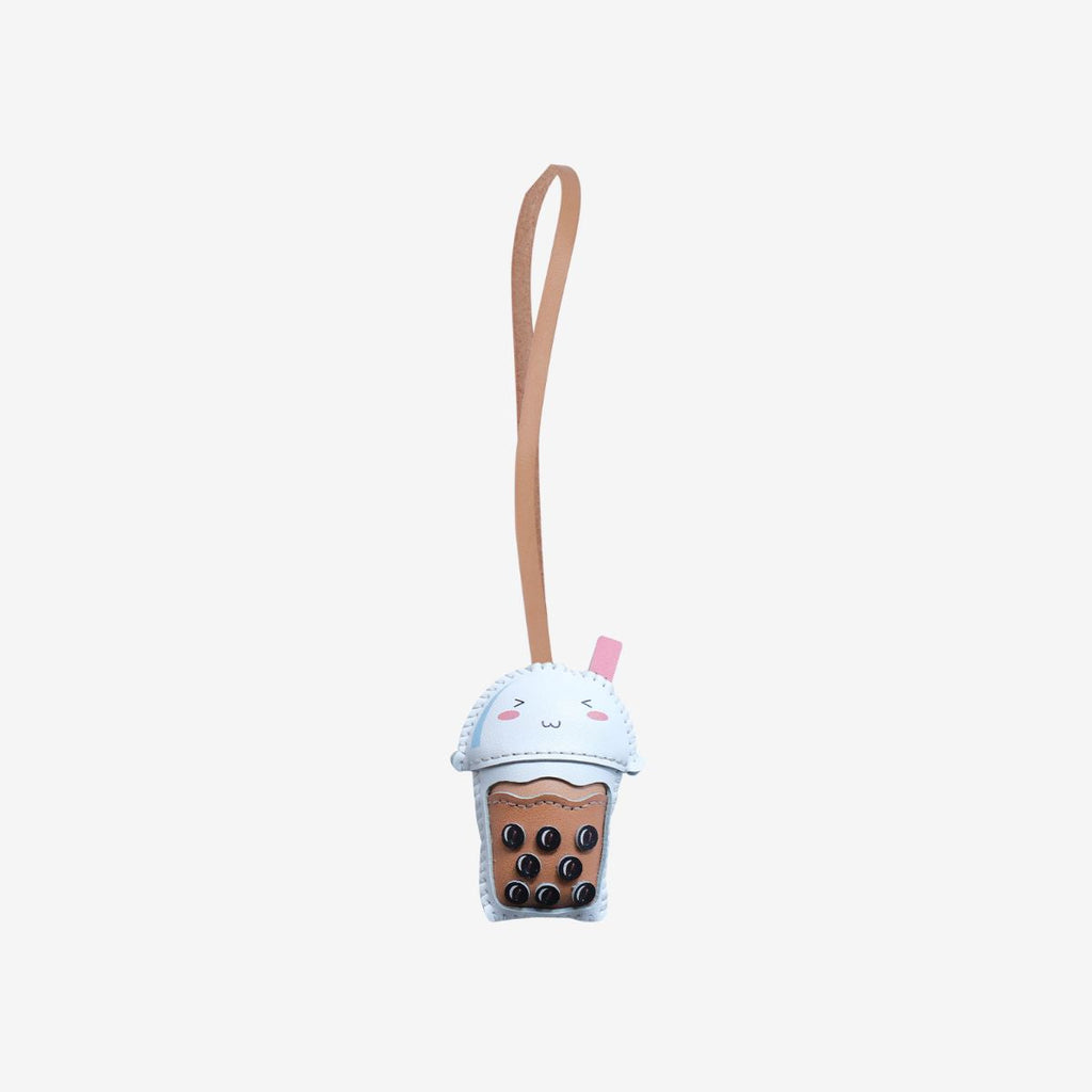 Bubble Tea Leather Bag Charm-63