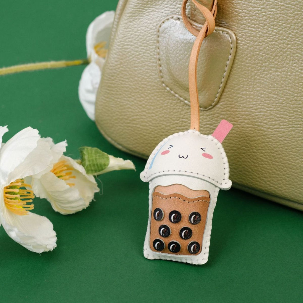  Bubble Tea Leather Bag Charm-64