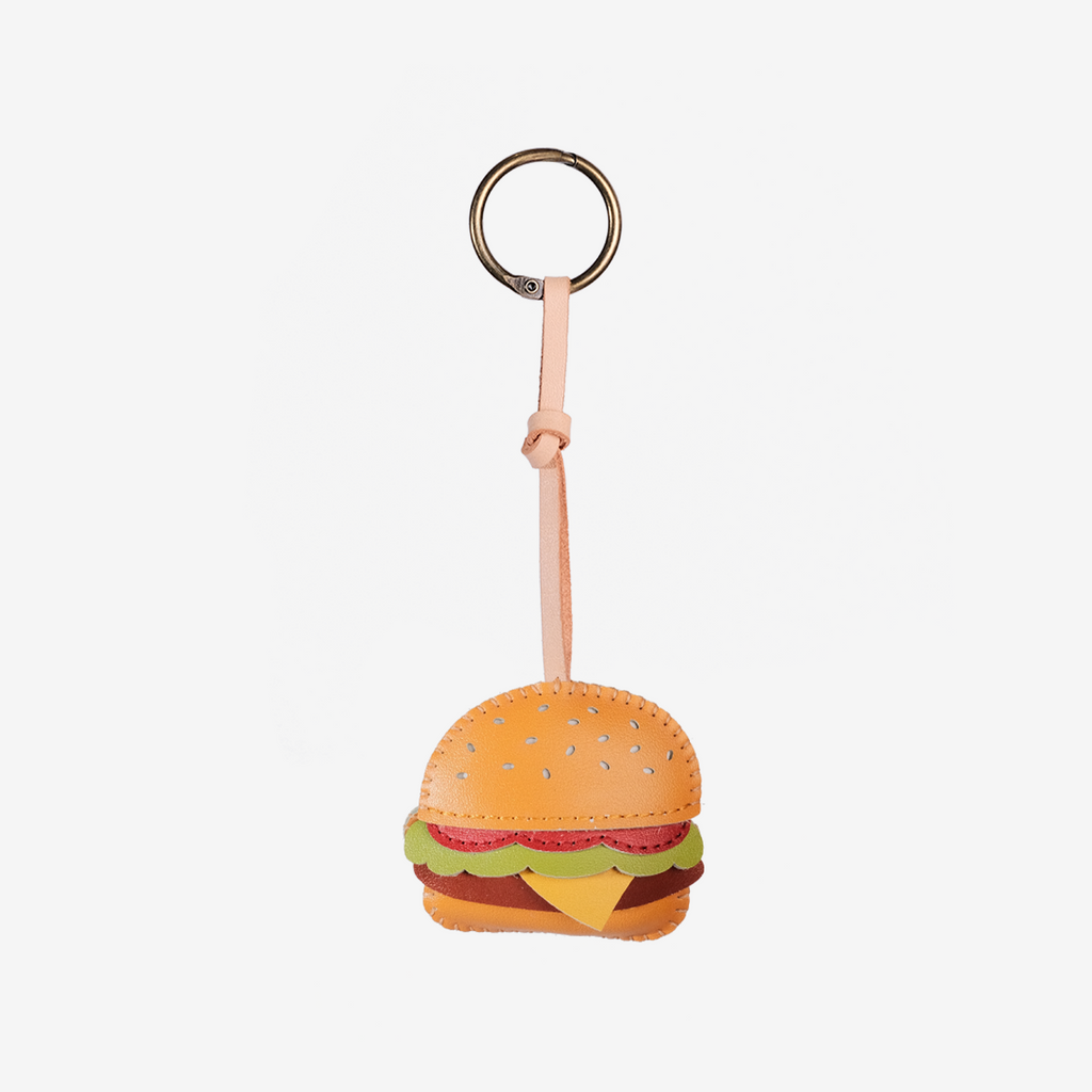 Burger Leather Bag Charm-59