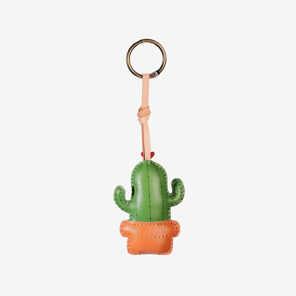  Cactus Leather Bag Charm-66