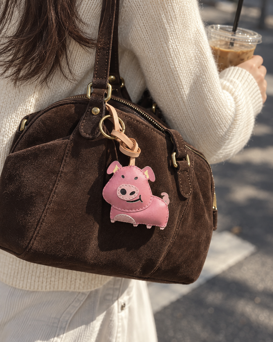 Chinese Zodiac Leather Bag Charm