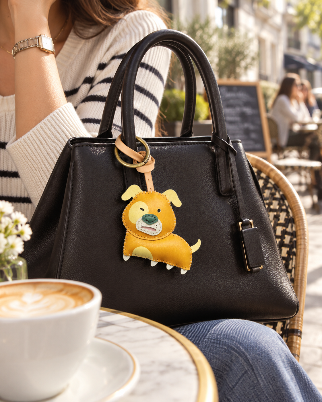 Chinese Zodiac Leather Bag Charm