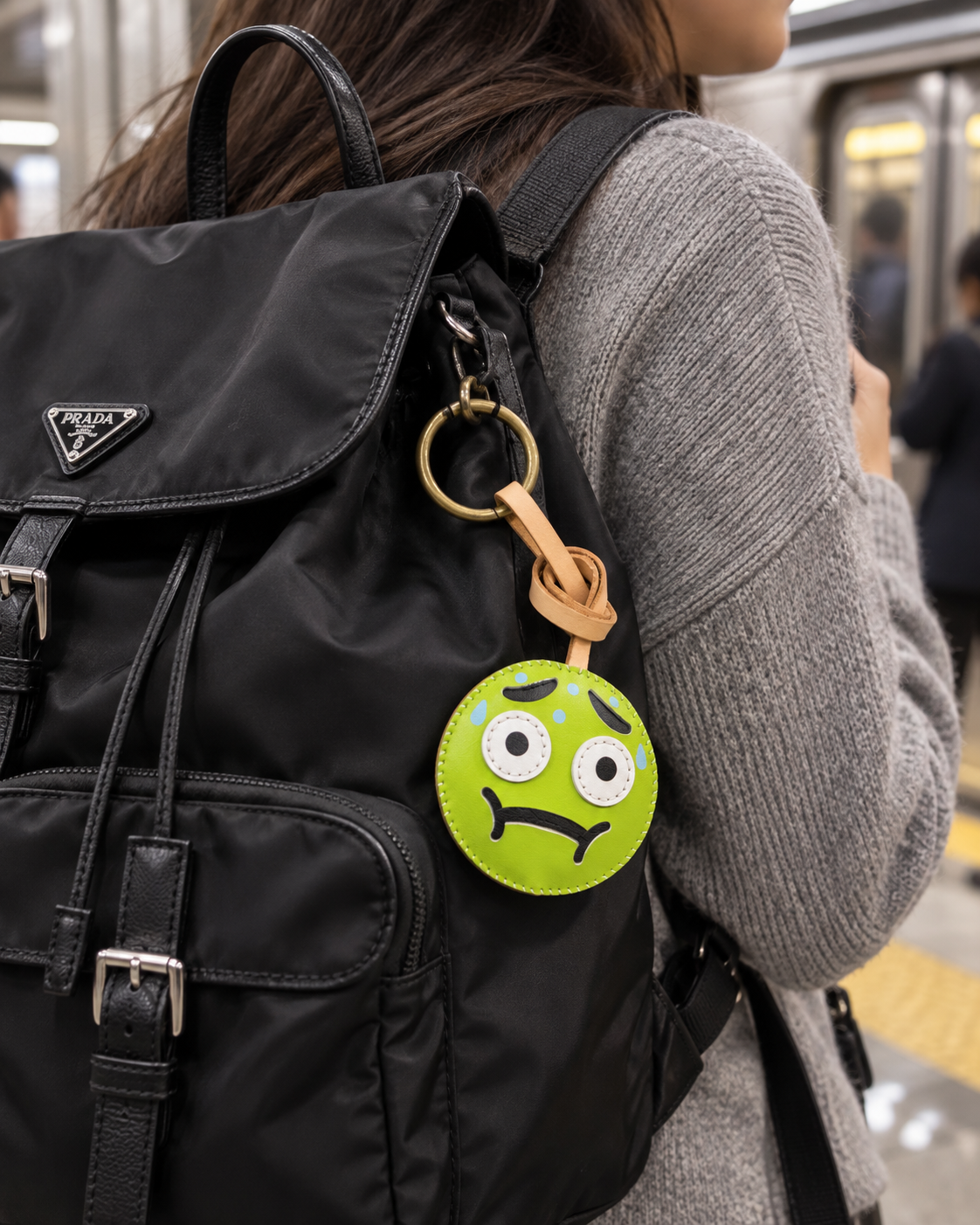 Emoji Collection Leather Charm