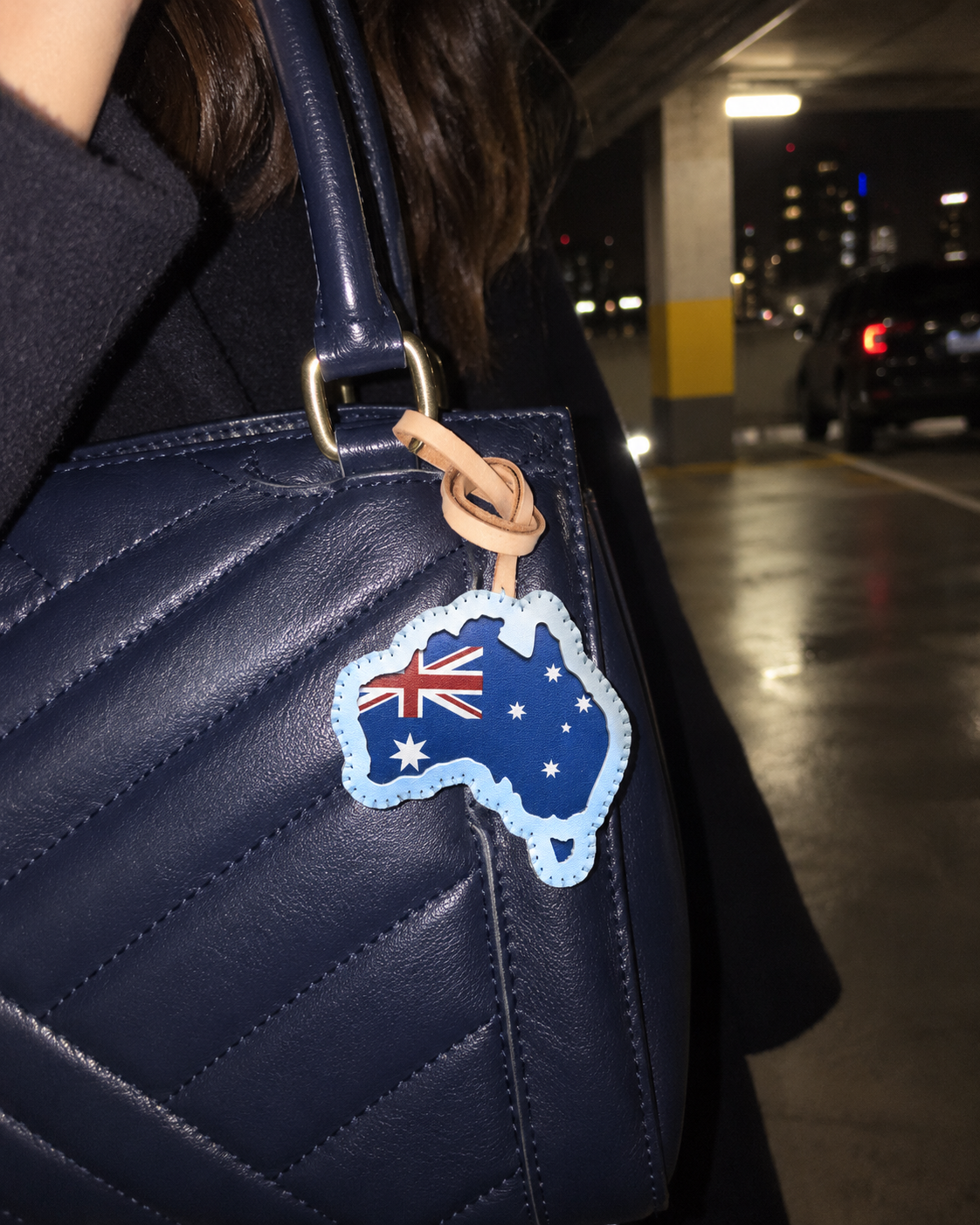 Nation Collection Leather Charm