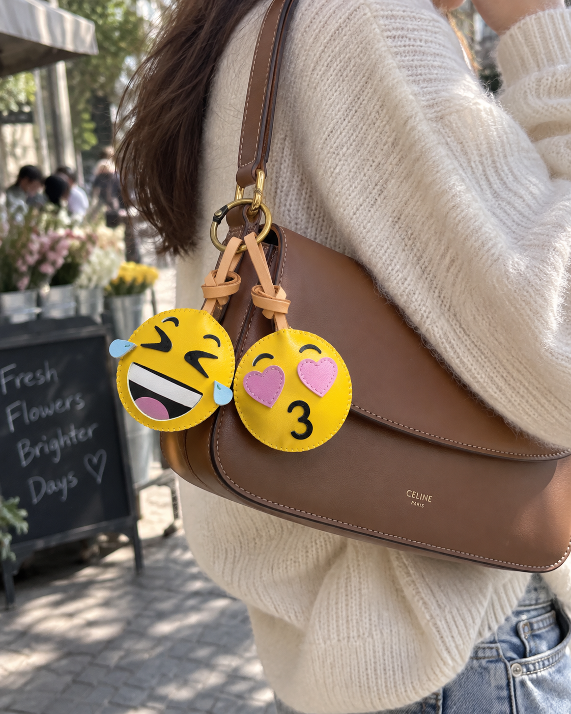 Emoji Collection Leather Charm