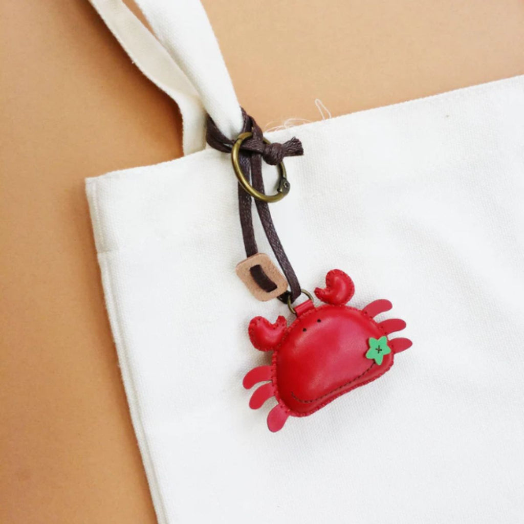  Crab Leather Bag Charm-121