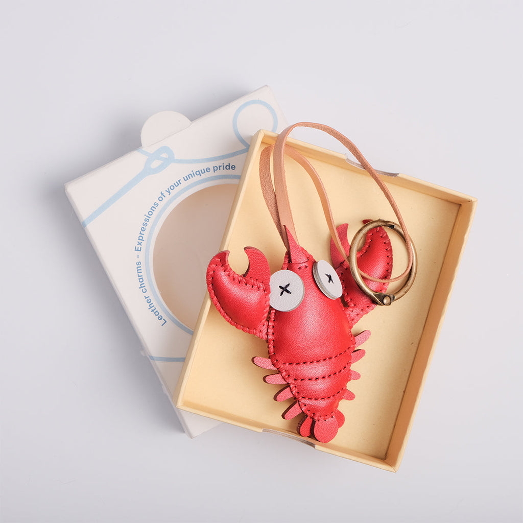  Crawfish Leather Bag Charm-91