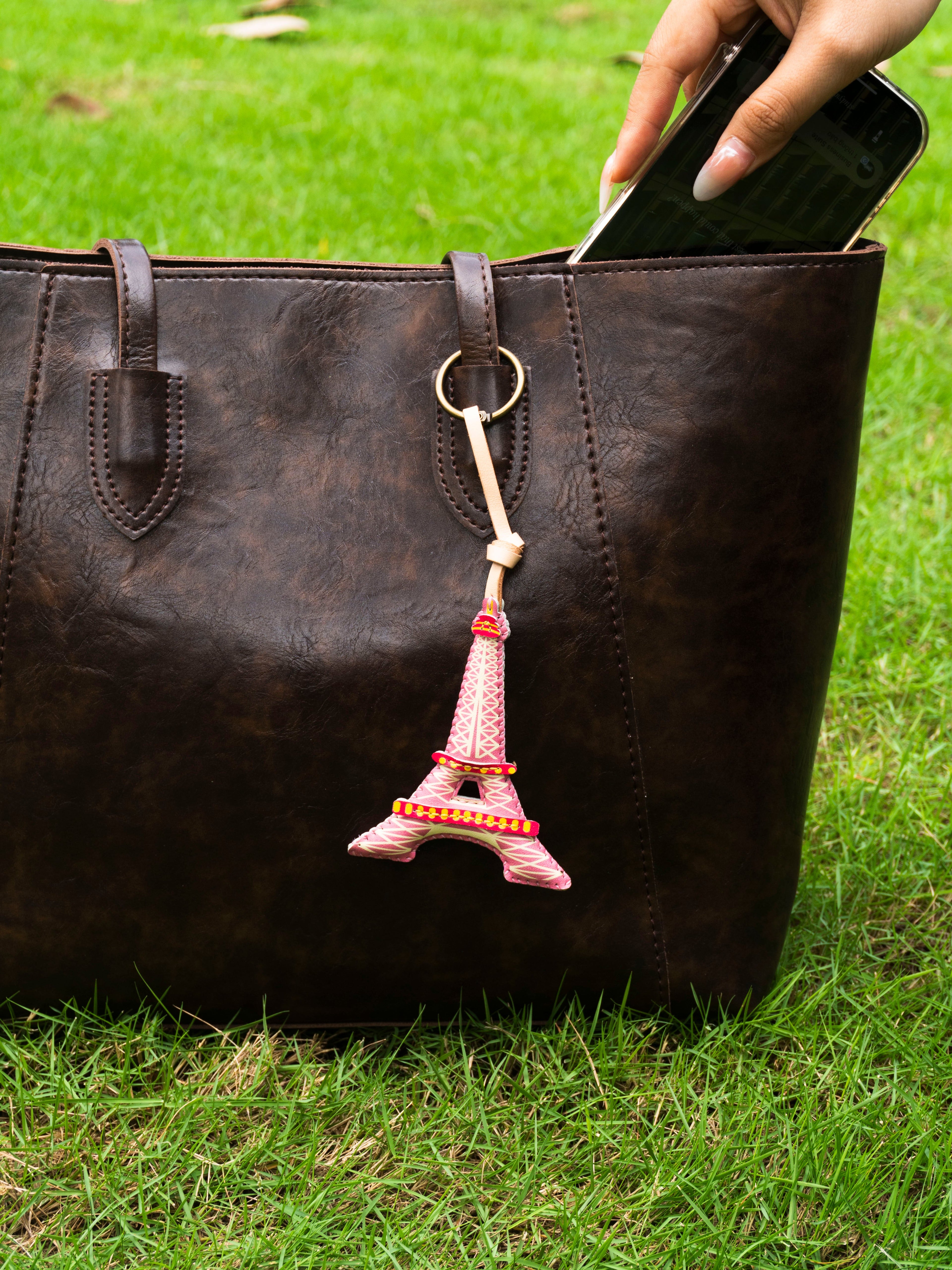Landmark Collection Leather Charm