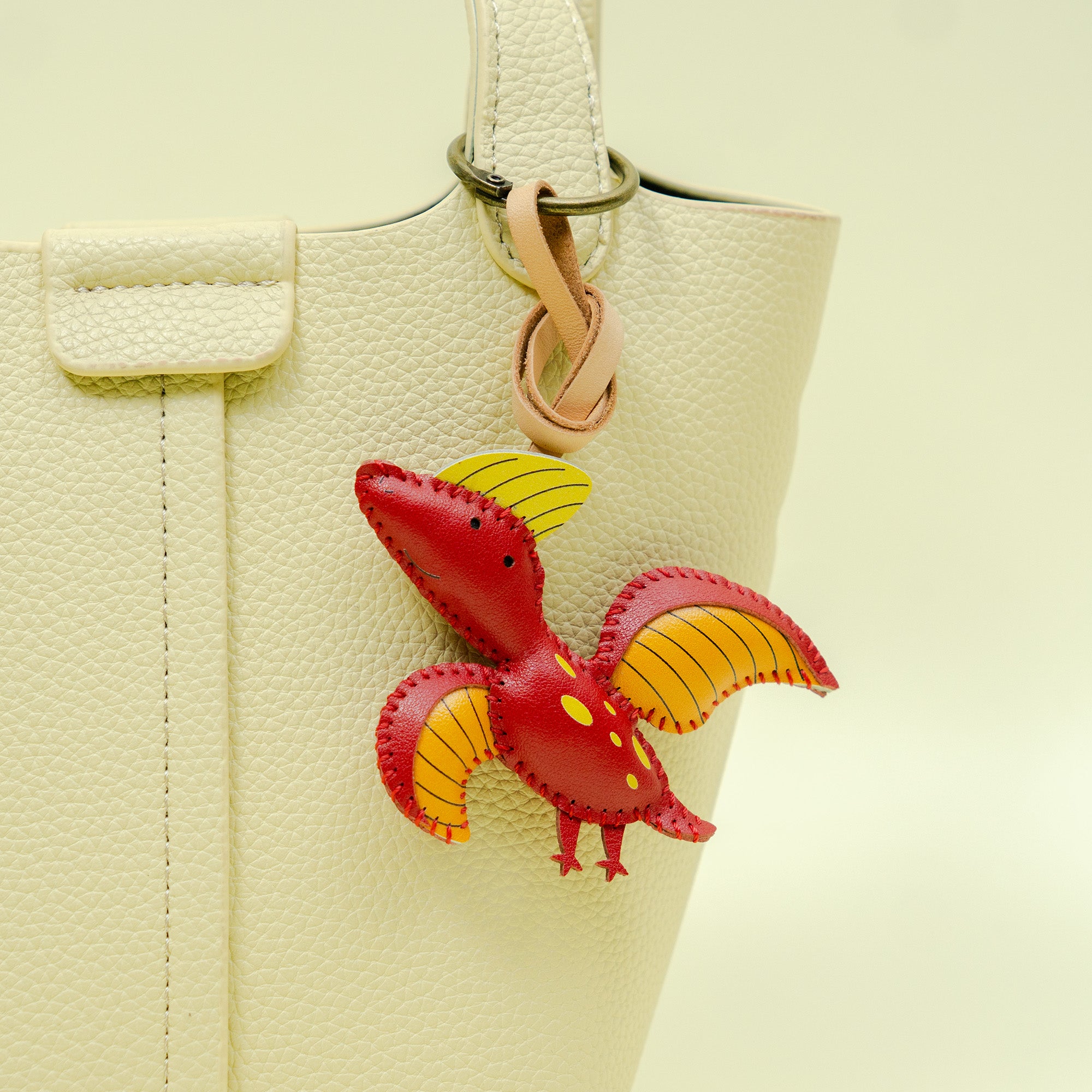 Dinosaur Collection Leather Bag Charm