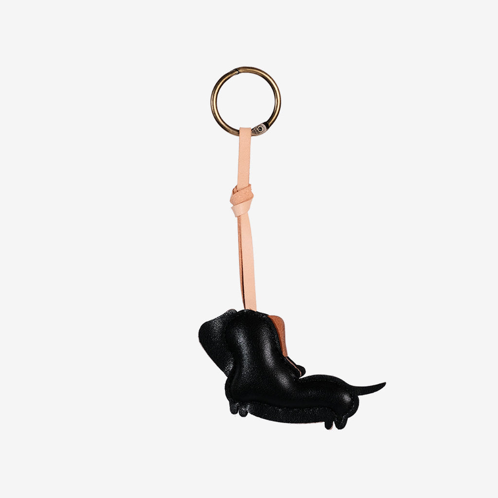  Dachshund Leather Bag Charm-96