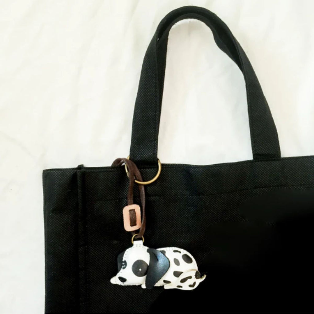  Dalmatian Leather Bag Charm-144