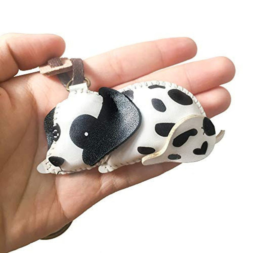  Dalmatian Leather Bag Charm-146