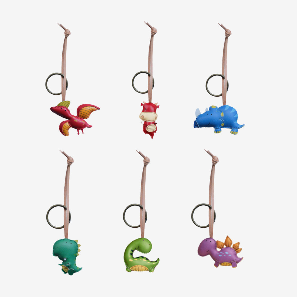 Dinosaur Collection Leather Bag Charm-147