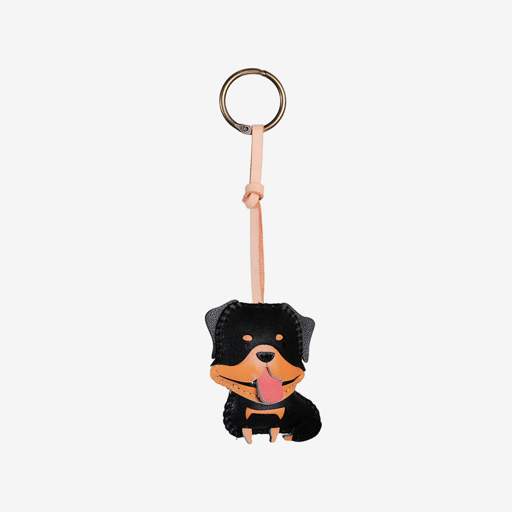  Dog Collection Leather Bag Charm-111