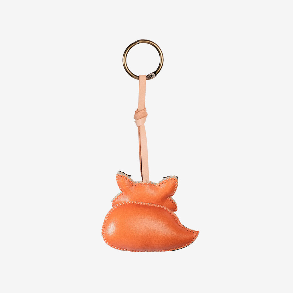  Fox Leather Bag Charm-141