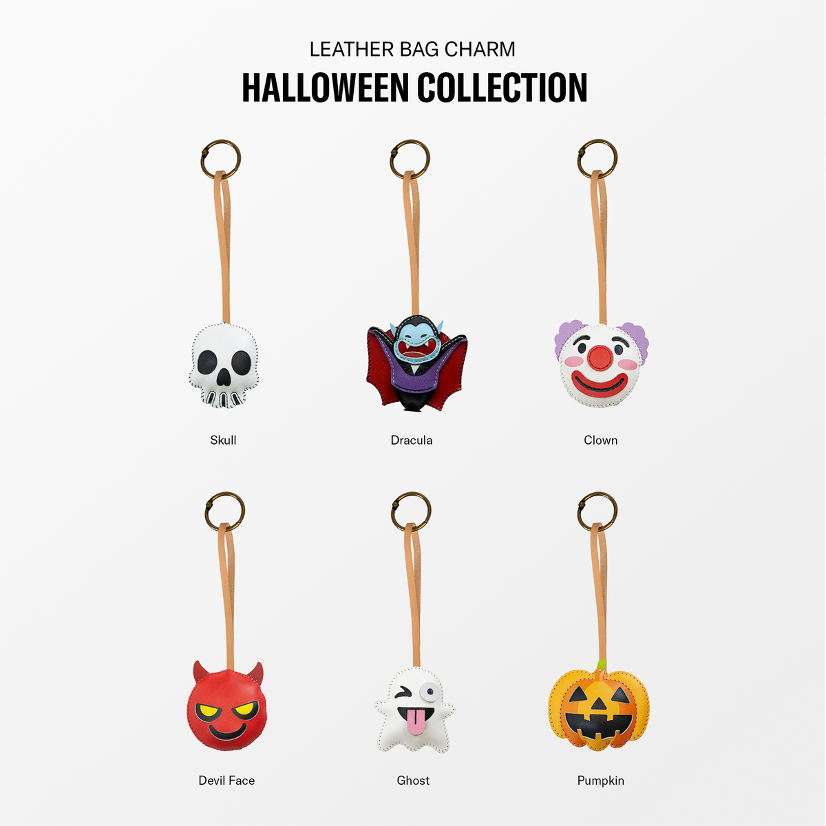 Halloween Collection Leather Charm