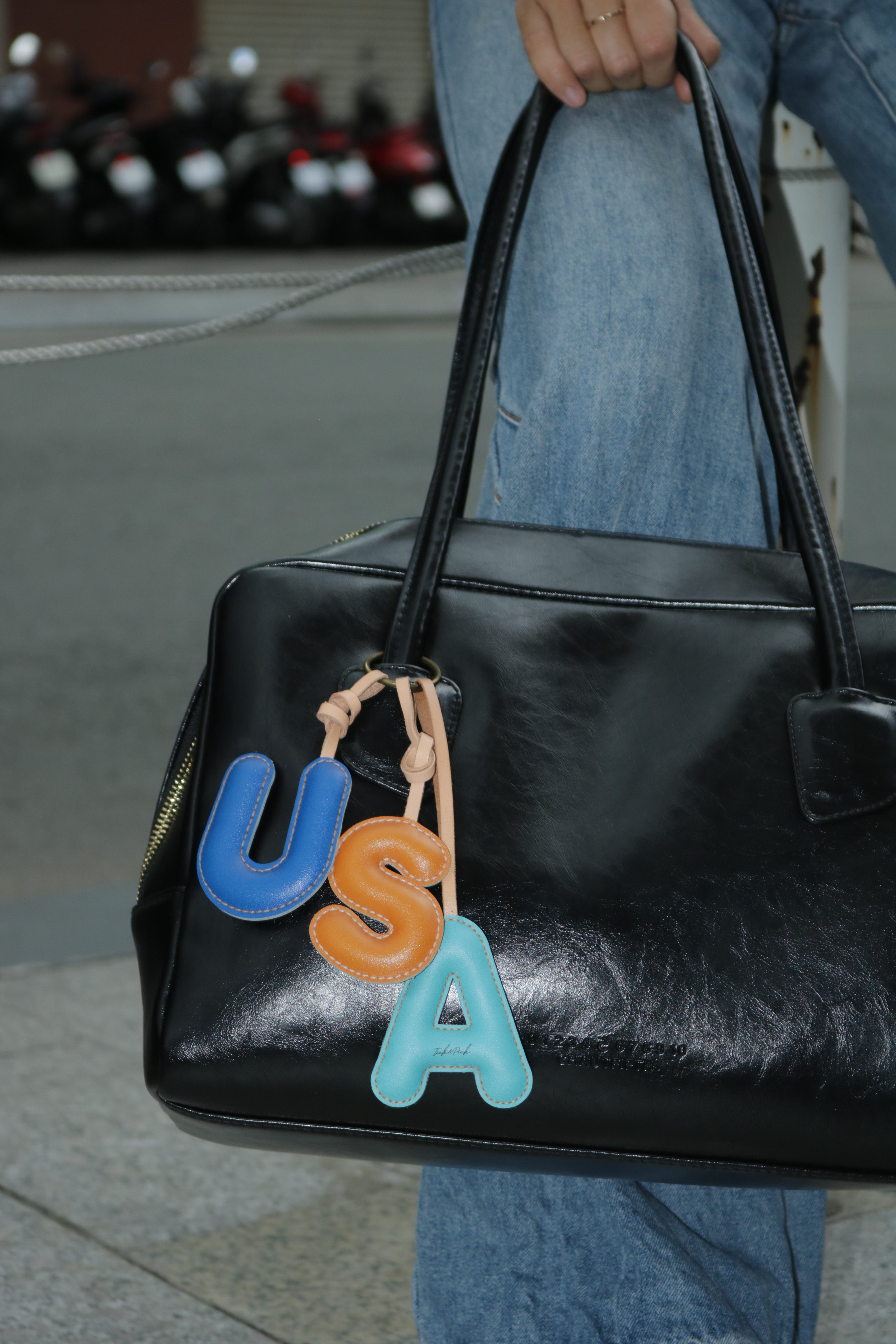 American Collection Leather Charm