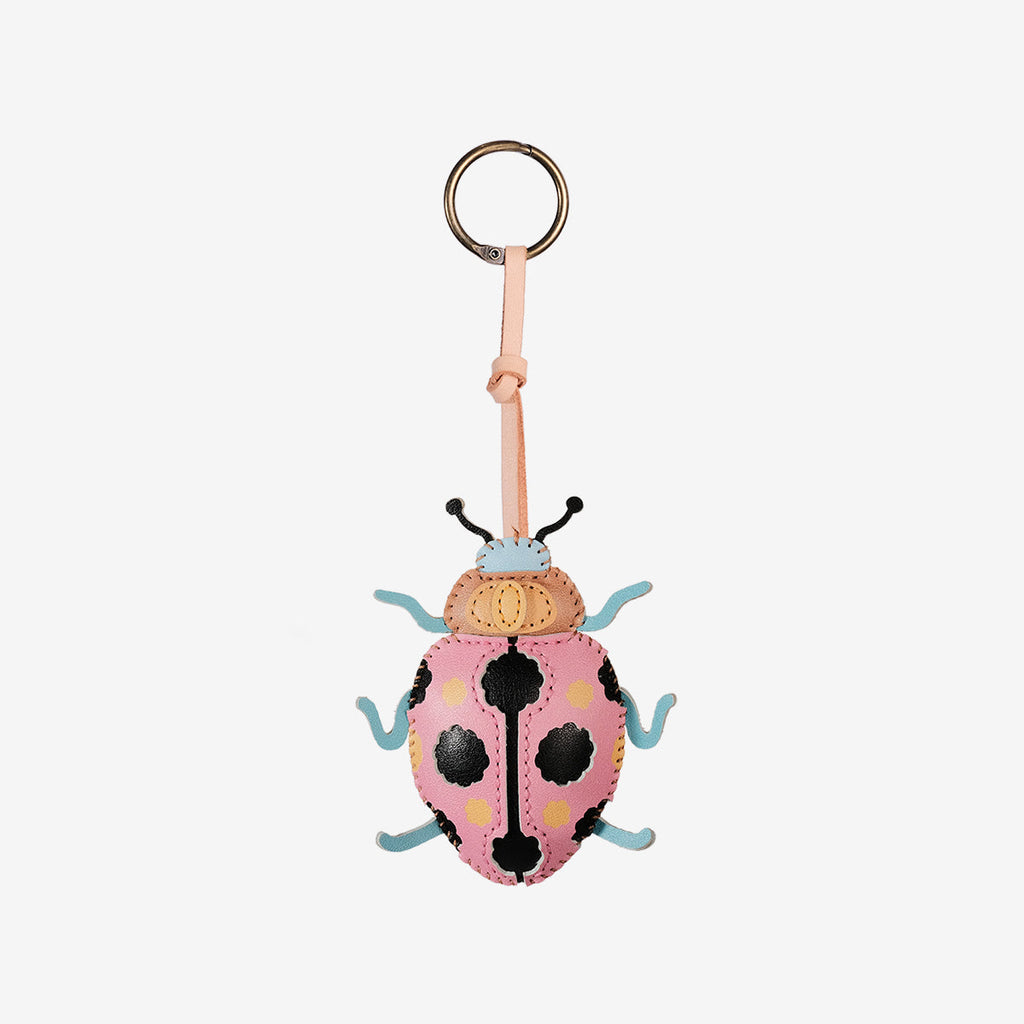 Lady Bug Leather Bag Charm-192