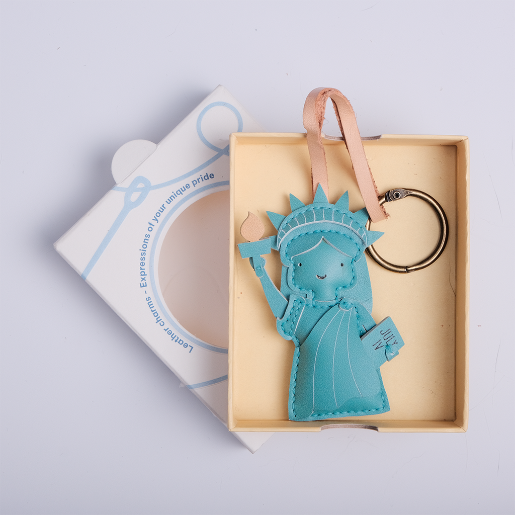  Lady Liberty Leather Bag Charm-197