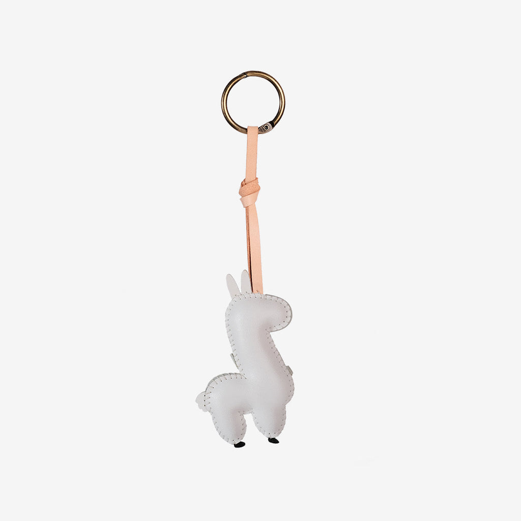  Llama Leather Bag Charm-229