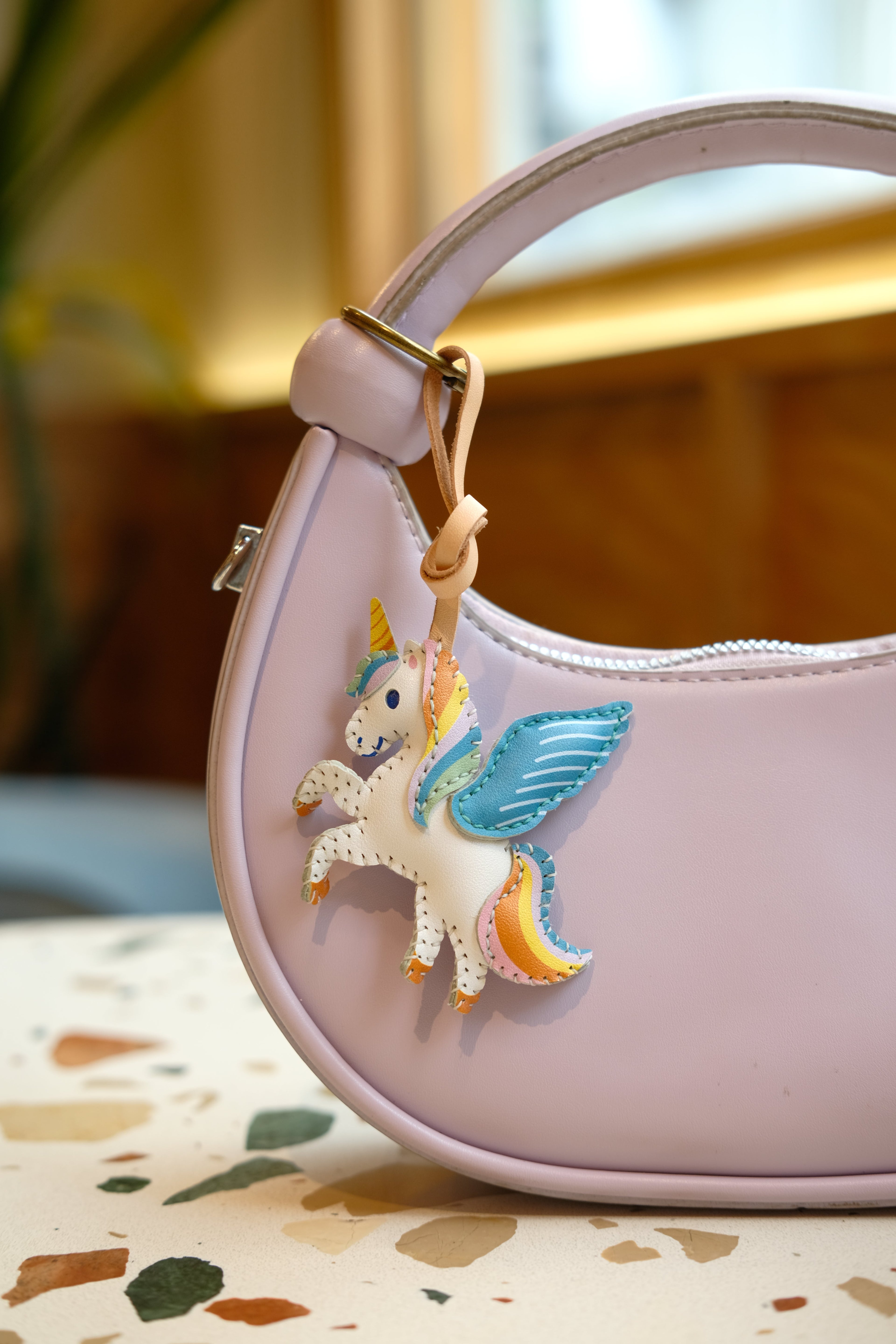 Lucky Symbol Collection Leather Charm