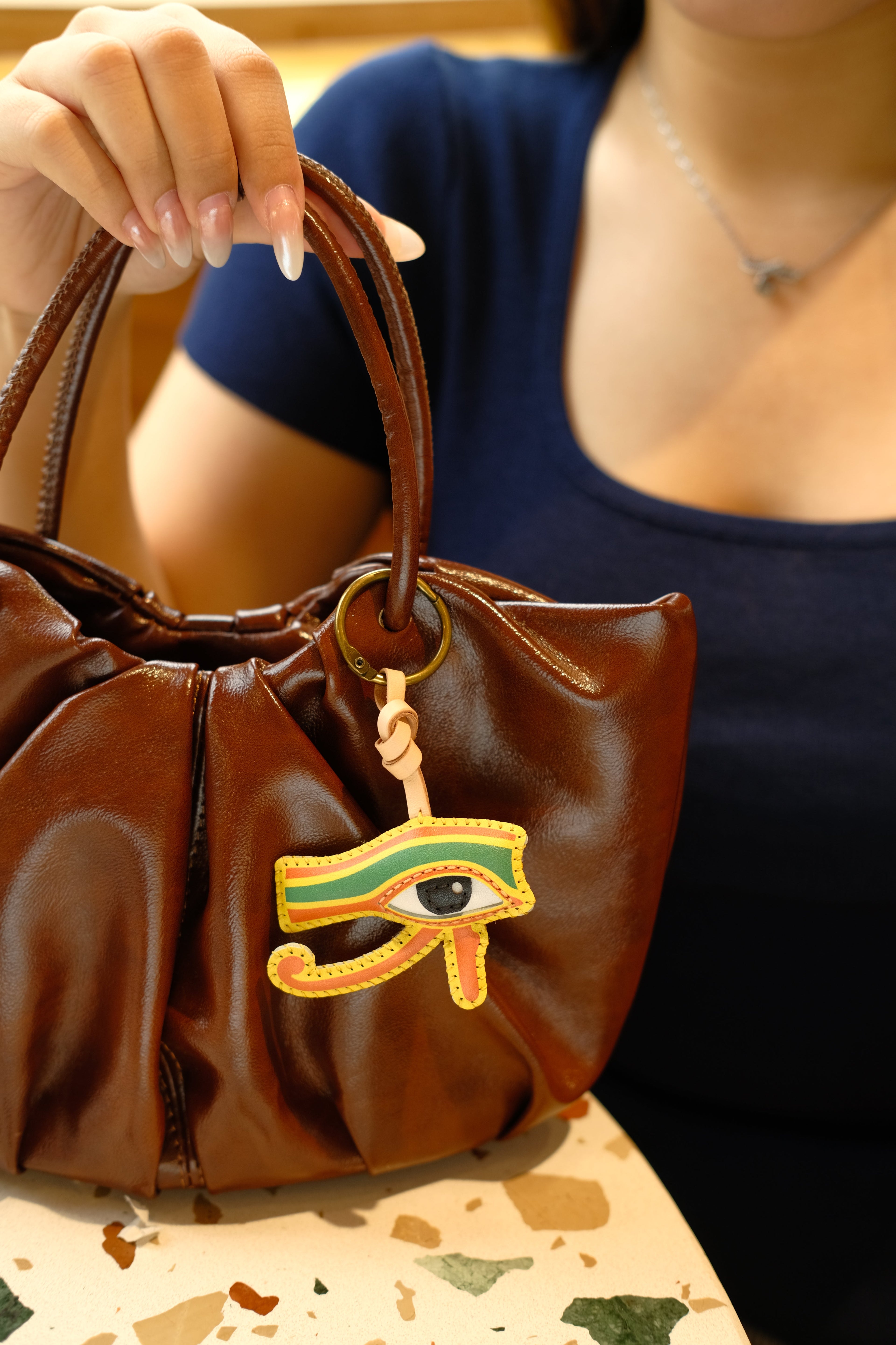 Lucky Symbol Collection Leather Charm