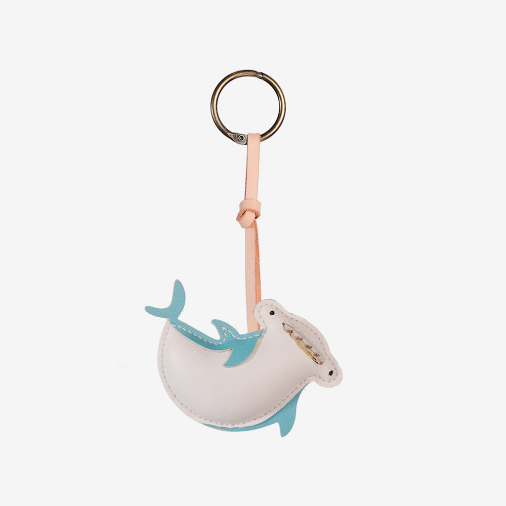 Mama Shark Leather Bag Charm-231